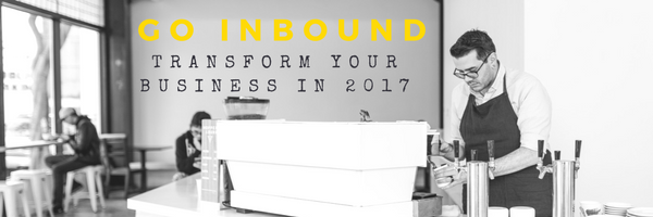 Small business owner transforming their business in 2017 with inbound marketing