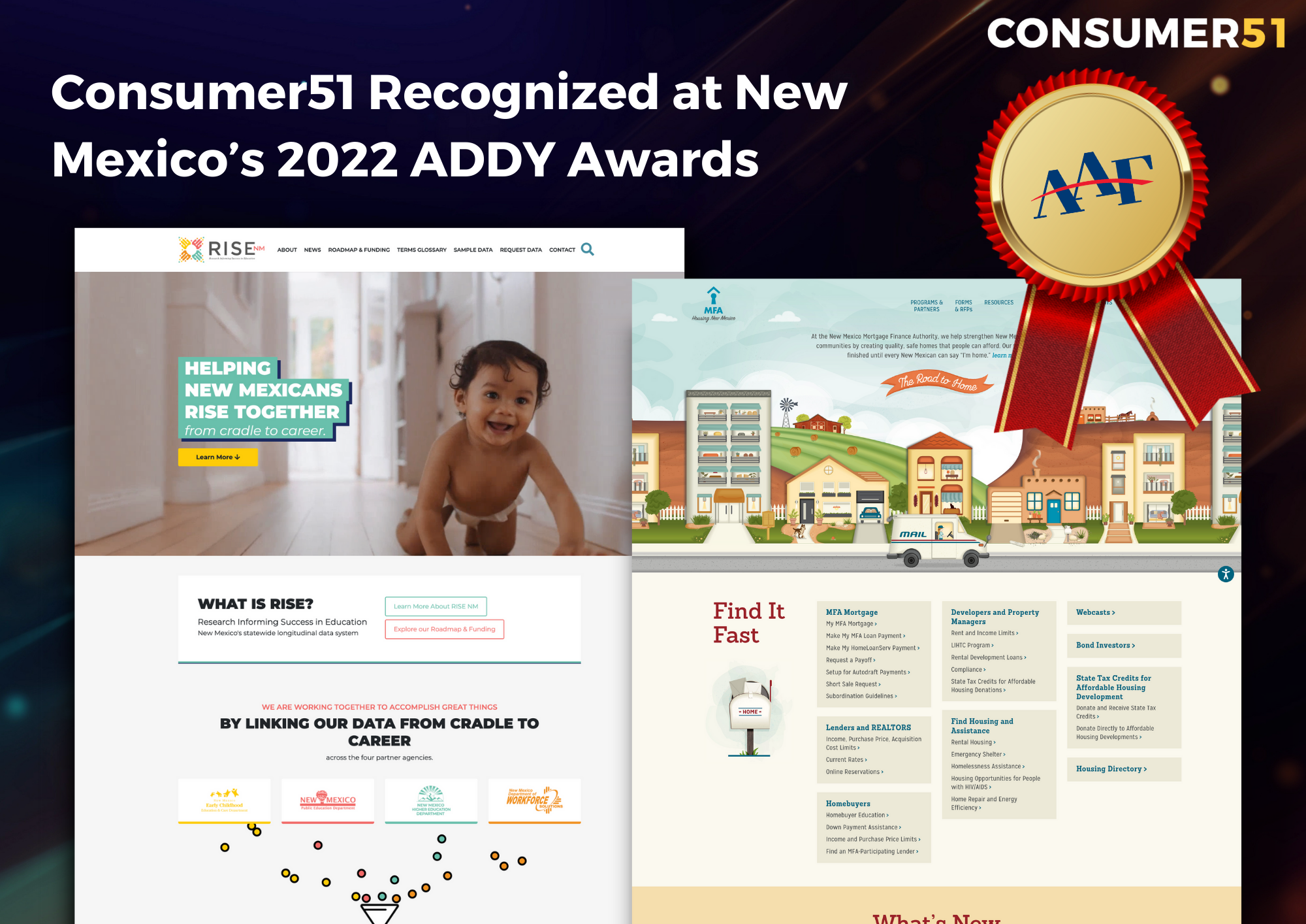 Consumer51 Recognized at New Mexico’s 2022 ADDY Awards